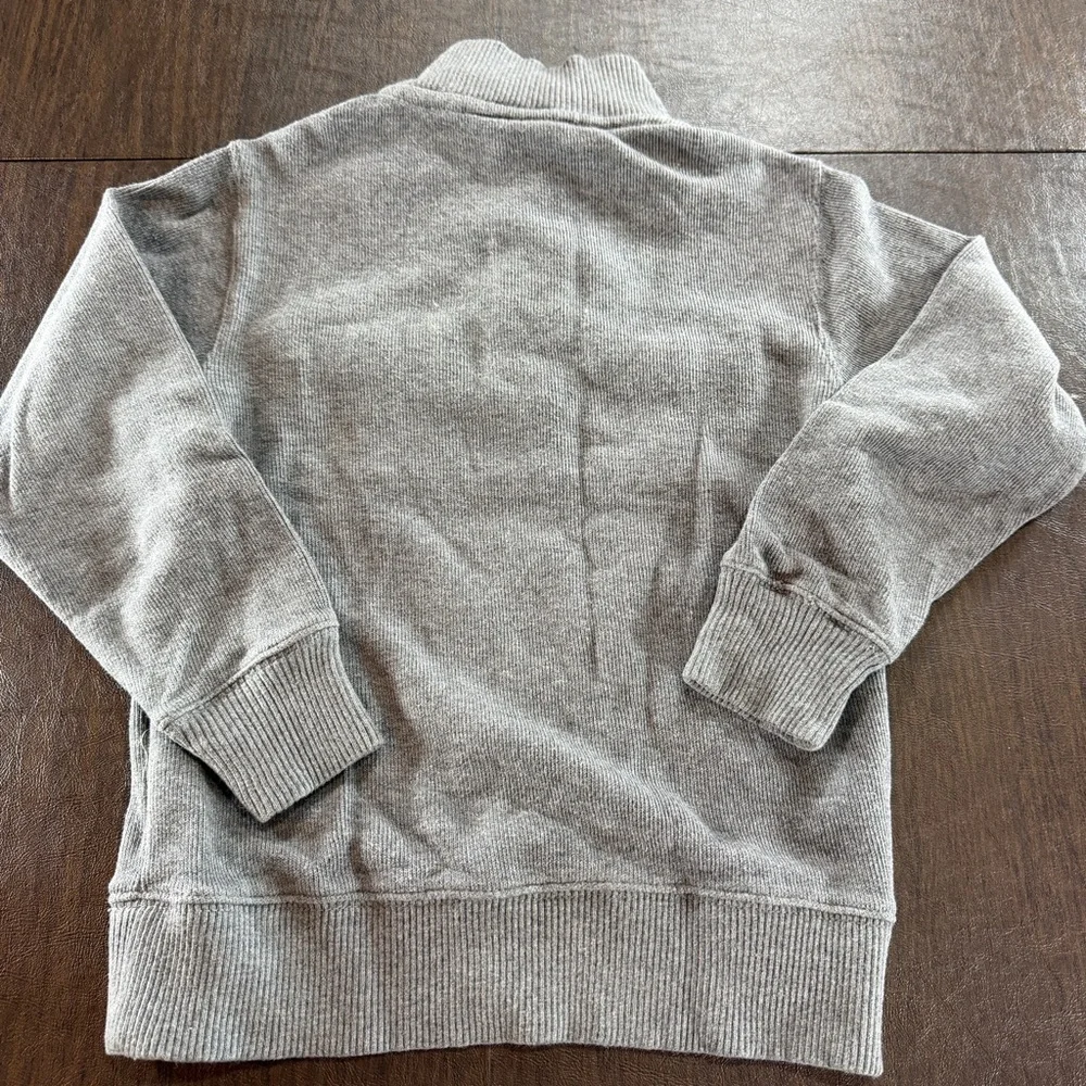Varsity League Gap Kids Gray Henley Pullover Sweatshirt Sz S